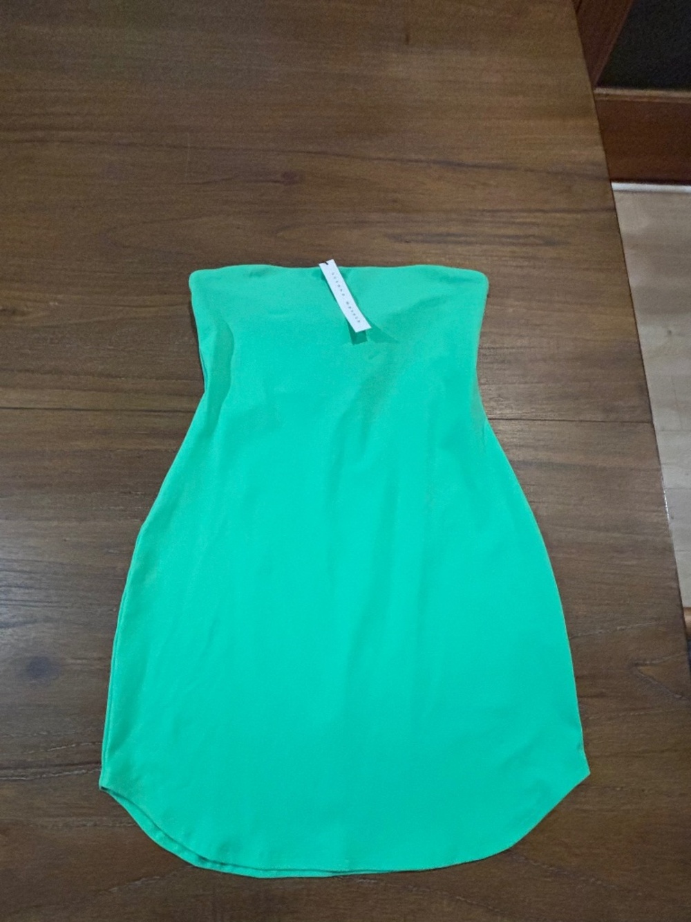 Green Susana Monaco Strapless Tube dress, Size S *NEW*